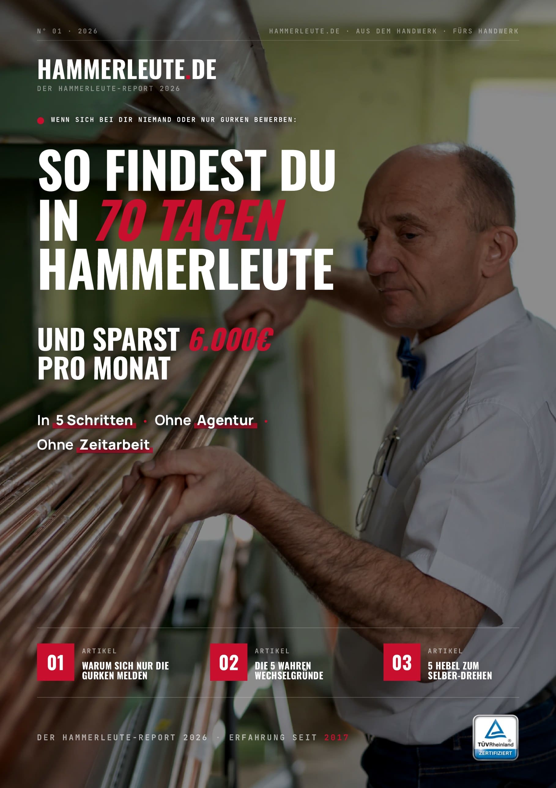 Cover des Hammerleute-Reports 2026